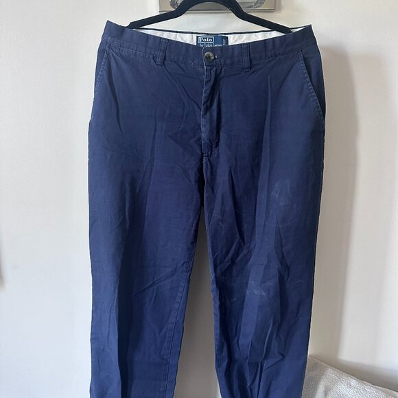 Classic Polo by Ralph Lauren Navy Chinos - Picture 1 of 4